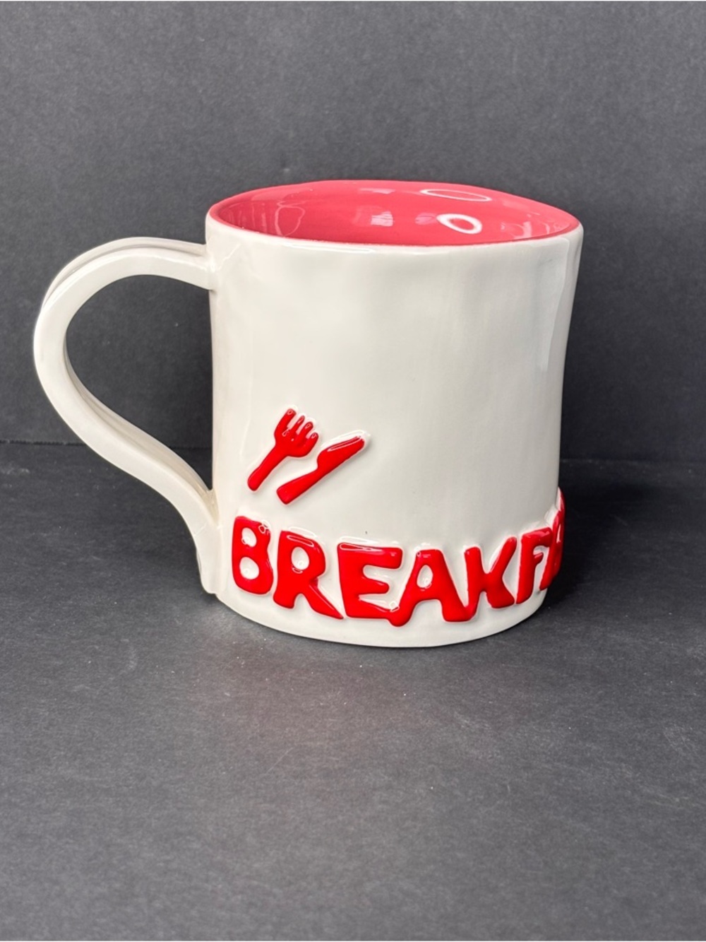 NWT Anthropologie x L&Clay “Breakfast In Bed” Mug